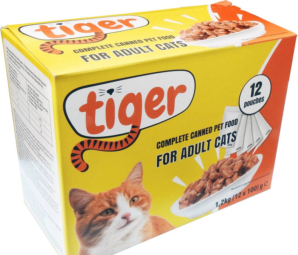 Tiger Cat Kattmat Chicken 12x100g