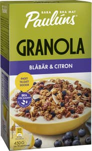 Paulúns Granola Blåbär & Citron