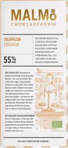 Malmö Chokladfabrik Choklad Solapelsin 55% EKO