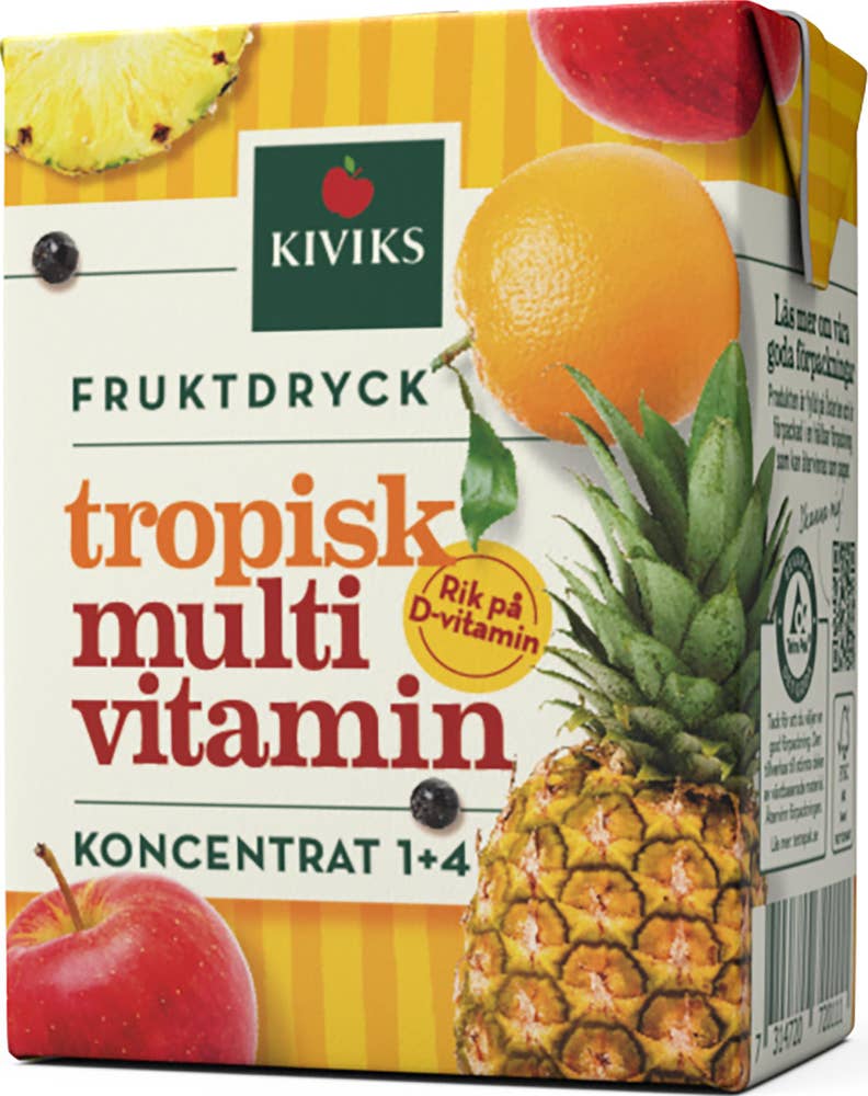 Kiviks Fruktdryck Tropisk Multivitamin Koncentrat
