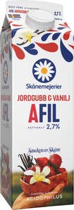 Skånemejerier A-Fil Jordgubb & Vanilj 3%