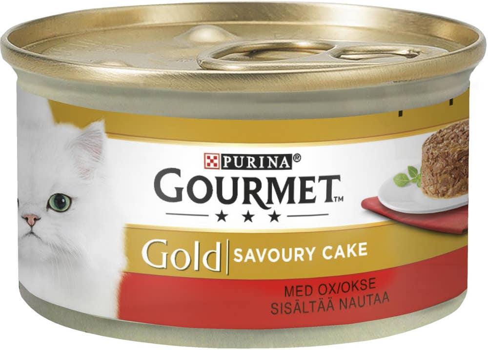 Gourmet Gold Kattmat Savoury Cake Oxe