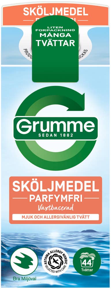 Grumme Sköljmedel Sensitive Parfymfri