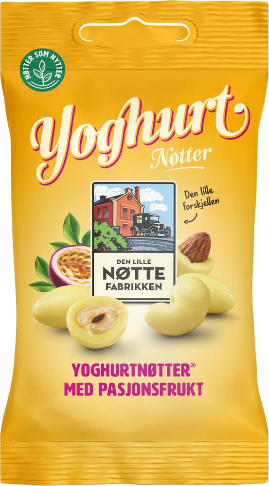 Den Lille Nøttefabrikken Yoghurtnötter Passionsfrukt