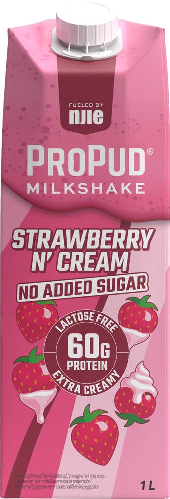 PROPUD Proteinmilkshake Strawberry n' Cream