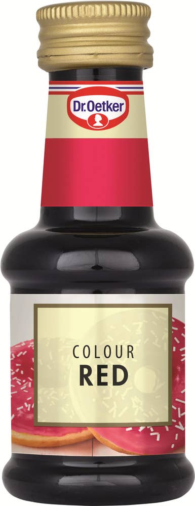 Dr. Oetker Röd Hushållsfärg