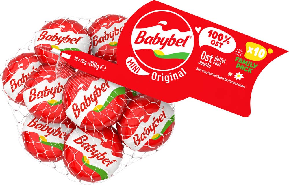 Mini Babybel Original Mild Ost 10-p