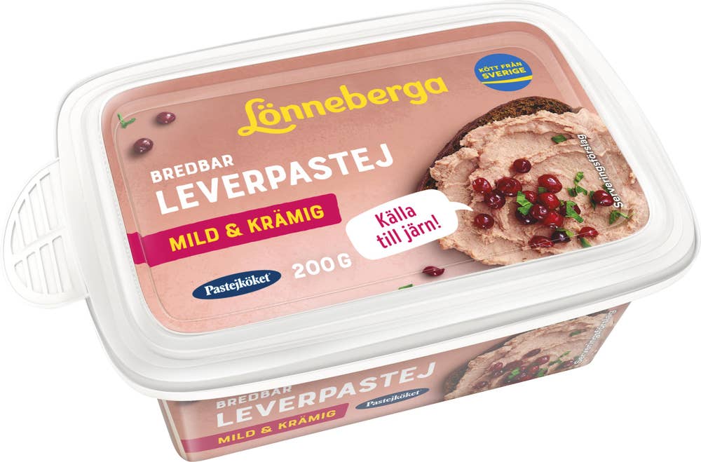Pastejköket Leverpastej Mild & Krämig Bredbar