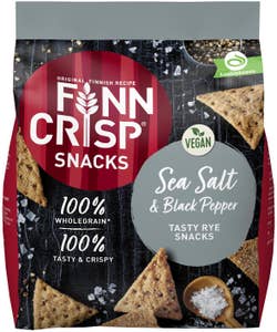 Finn Crisp Snacks Sea Salt & Black Pepper