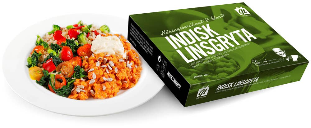 GI-boxen Indisk Linsgryta Fryst