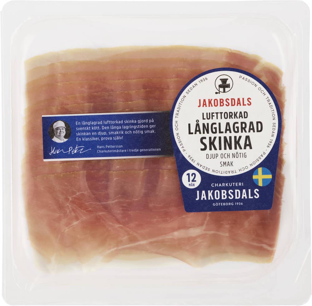 Jakobsdals Lufttorkad Skinka Långlagrad