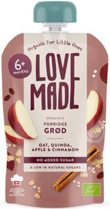 LoveMade Gröt Äpple & Kanel +6M EKO
