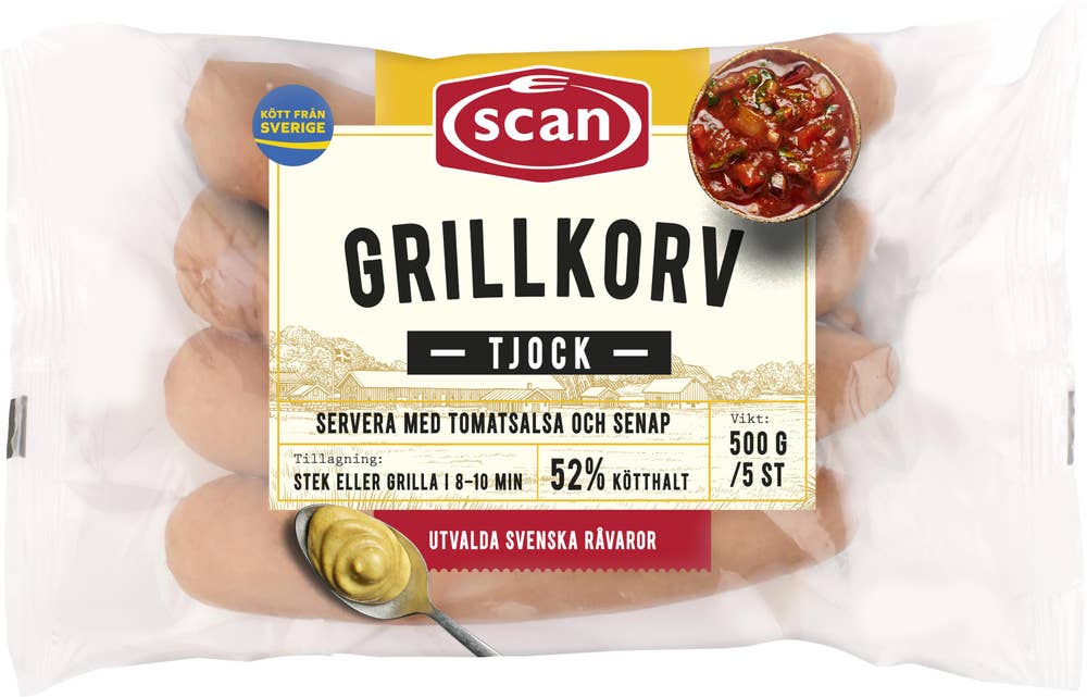 Scan Grillkorv Tjock