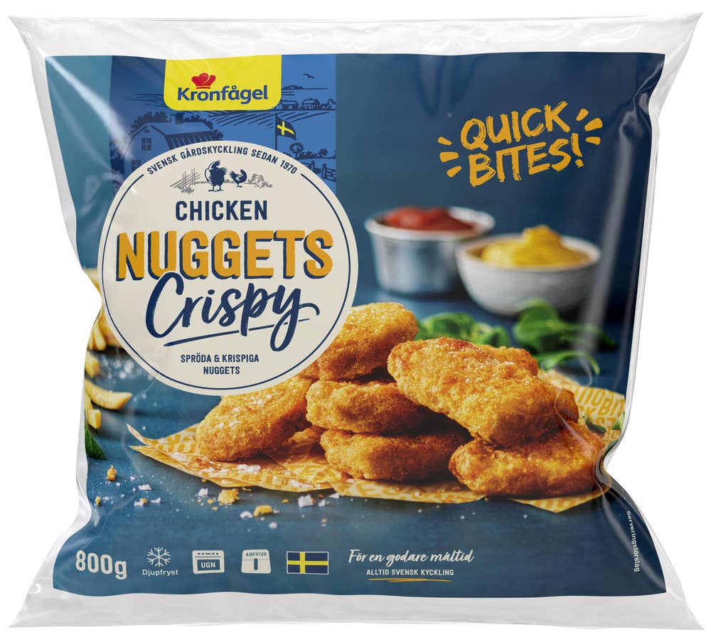 Kronfågel Kycklingnuggets Fryst