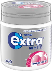 Extra Tuggummi White Bubblemint Sockerfri