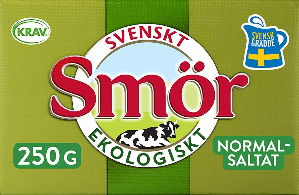 Svenskt Smör från Arla Smör Normalsaltat 82% EKO/KRAV