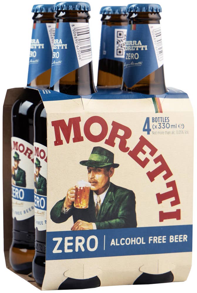 Birra Moretti Öl Alkoholfri 4-p Birra Moretti