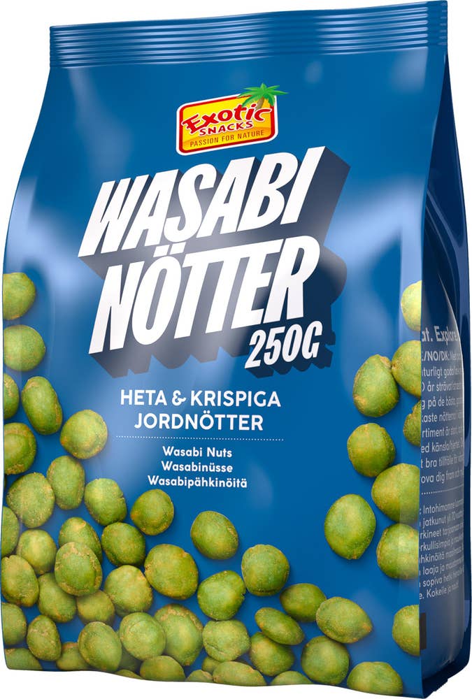 Exotic Snacks Wasabinötter 250g Exotic Snacks