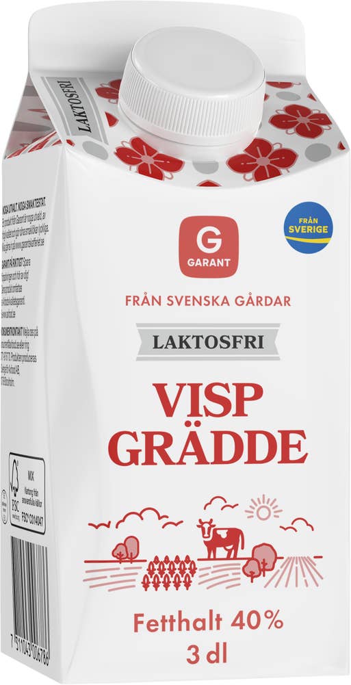 Garant Vispgrädde 40% Laktosfri