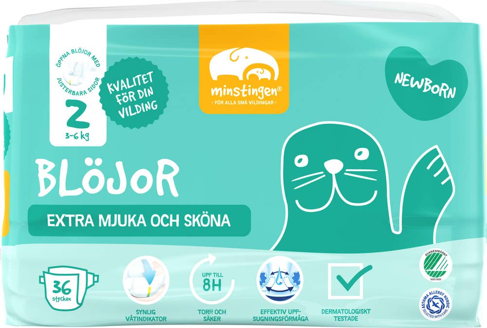 Minstingen Blöjor 2 3-6kg