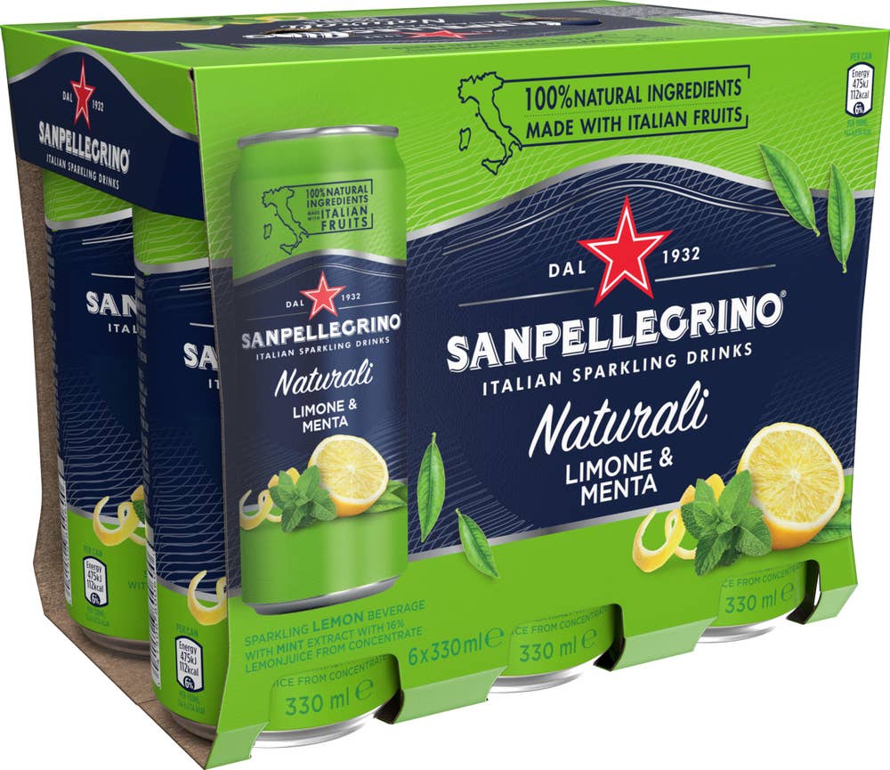 SanPellegrino San Pellegrino Limone & Menta 6x33cl