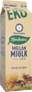 Skånemejerier Hjordnära Mellanmjölk 1,5% EKO/KRAV