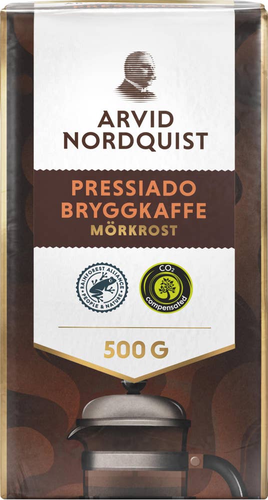 Arvid Nordquist Pressiado Bryggkaffe Mörkrost