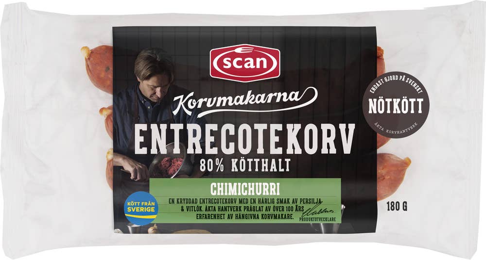 Scan Entrecotekorv Chimichurri