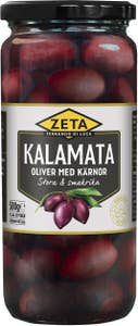 Zeta Kalamata Oliver med Kärnor
