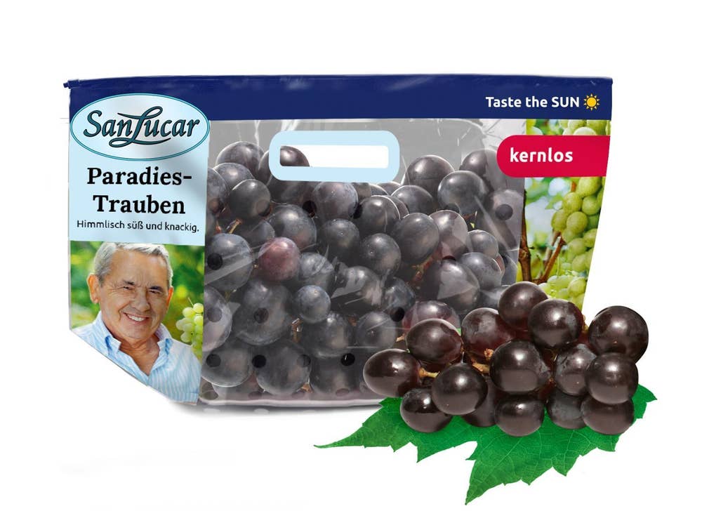 Druvor Röda Kärnfria San Lucar Klass1 Italien
