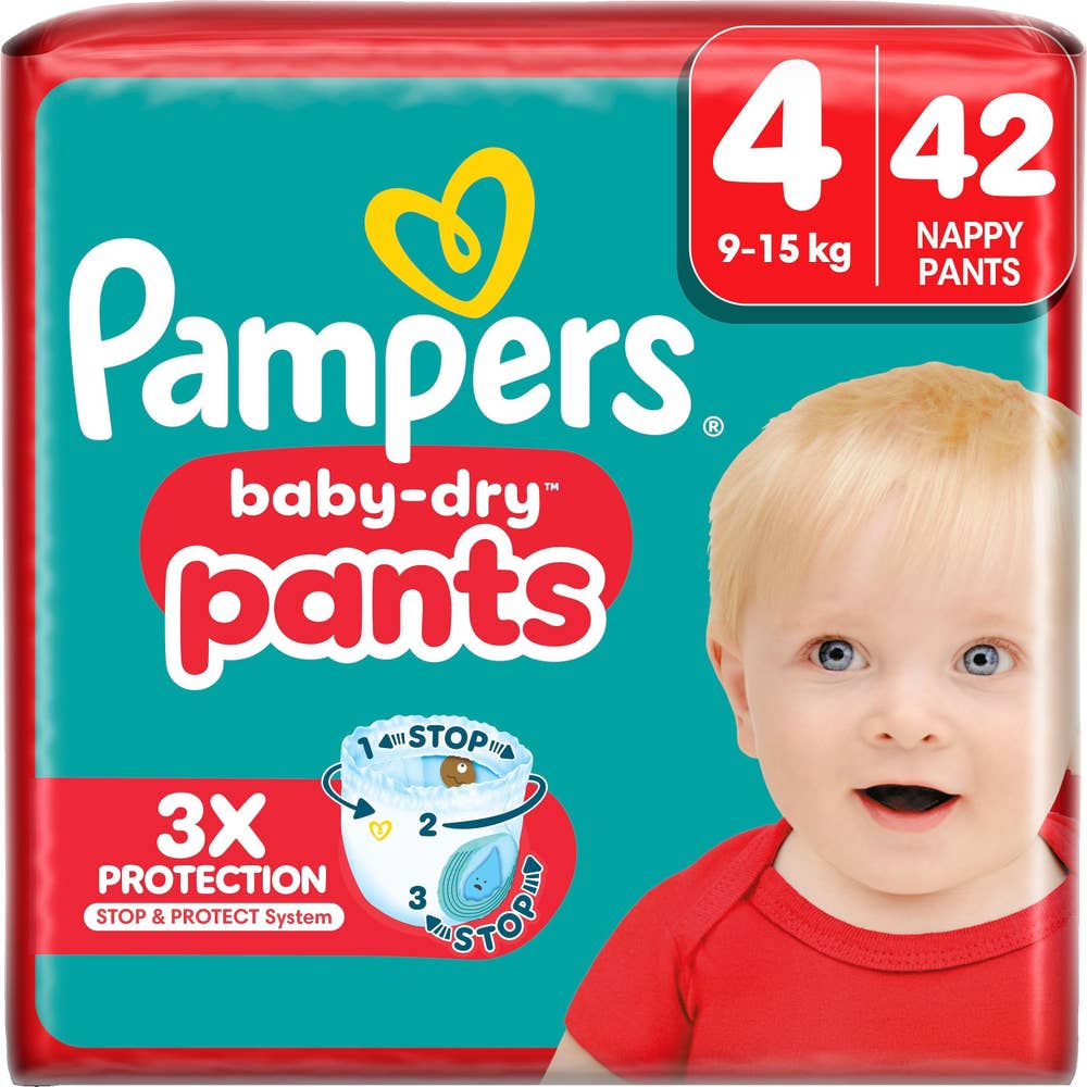 Pampers Byxblöja Babydry S4 9-15kg