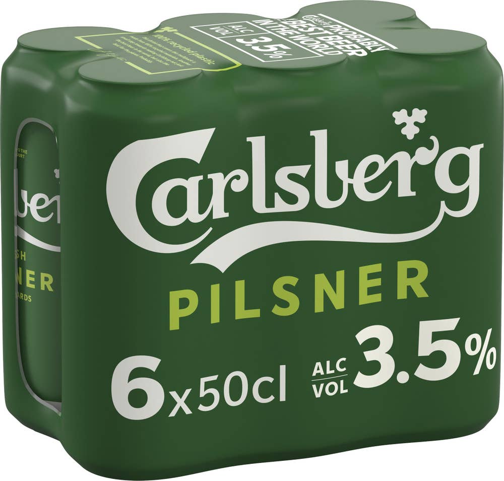 Carlsberg Öl Lager 3,5% 6x50cl
