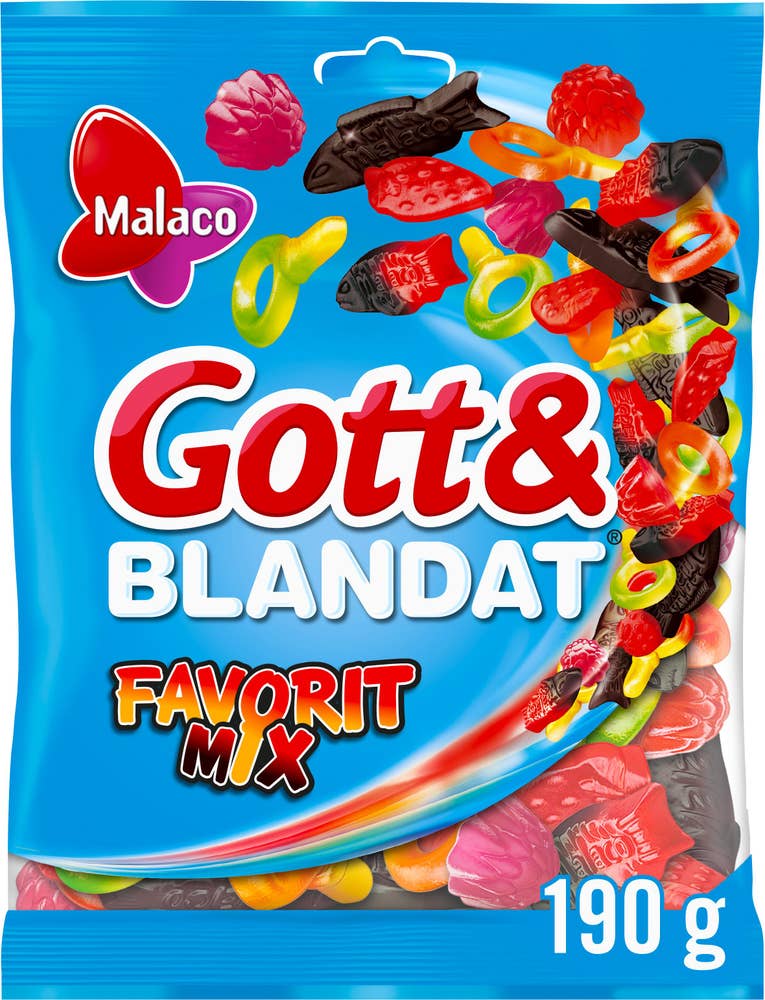 Malaco Gott & Blandat Favorit Mix