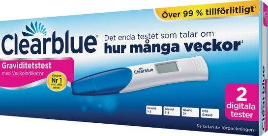 Clearblue Graviditetstest Digital med veckoindikator