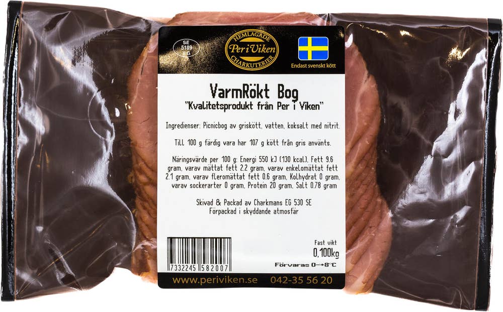 Per i Viken Varmrökt Bog Skivad