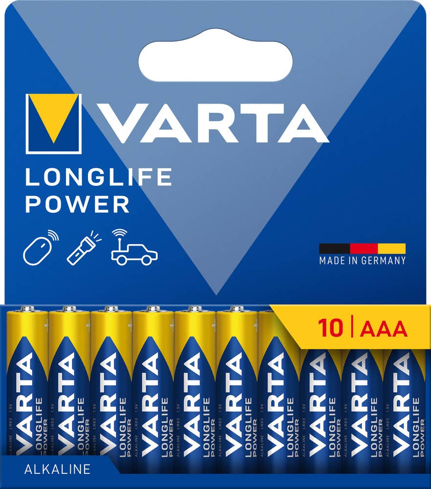 Varta Batteri Longlife Power AAA
