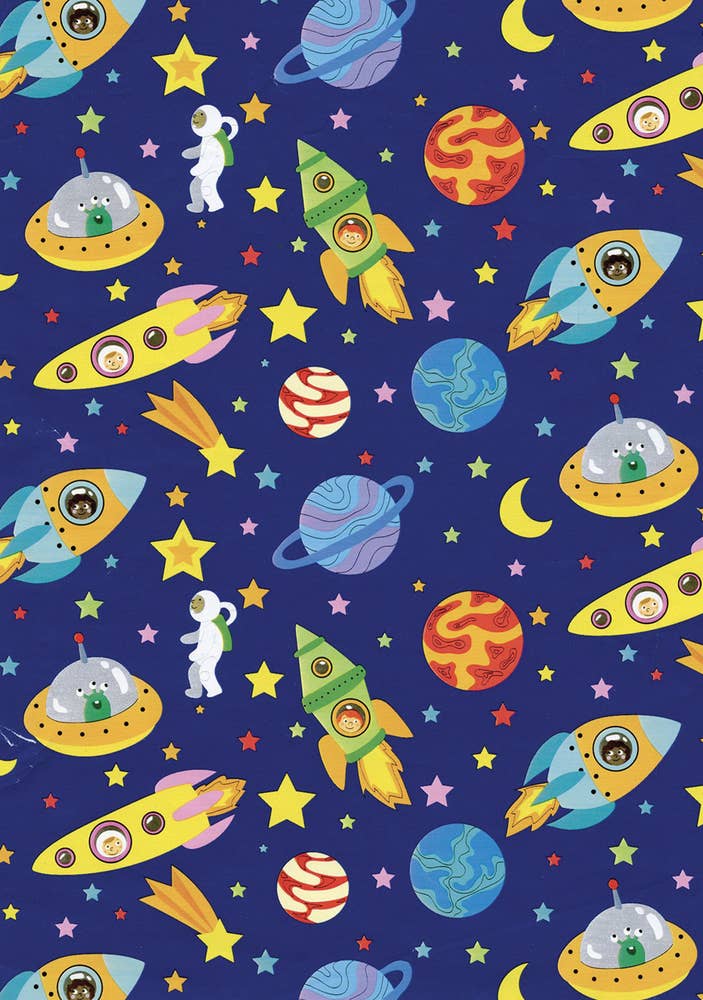 Boutique Presentpapper Rymden 50x500cm