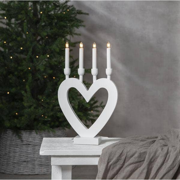 Star Trading Ljusstake Dala Vit