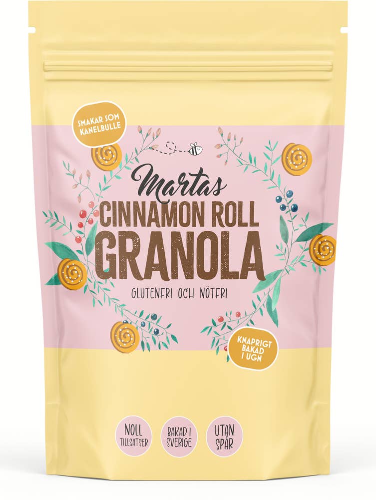 Martas Granola Cinnamon Roll Glutenfri