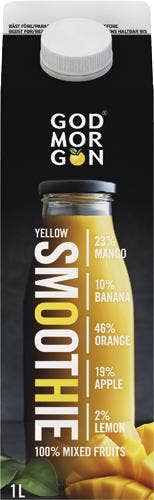 God Morgon® Smoothie Mango, Apelsin & Banan 1L God Morgon