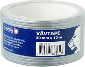 Hall Miba Vävtejp Grå 50mmx10m