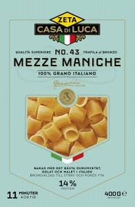 Zeta Pasta Mezze Maniche