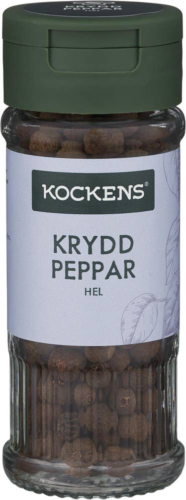Kockens Kryddpeppar Hel 28g Kockens