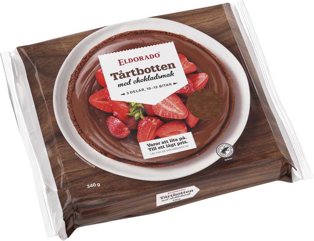 Eldorado Tårtbotten Choklad 3-Delad