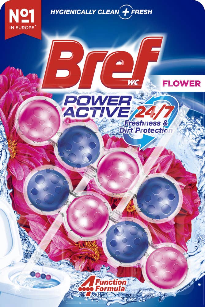 WC Bref Power Active Fragrance Boost Toalettblock