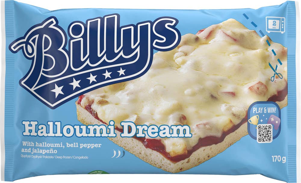 Billys Pan Pizza Halloumi Dream Fryst