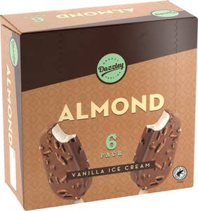 Dazzley Glasspinnar Klassisk Mandel