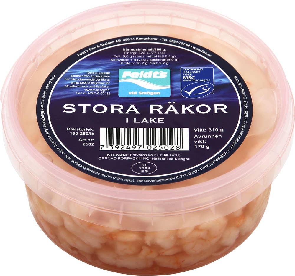 Feldts Räkor i Lake MSC 170g