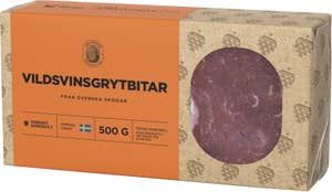 Svenskt gårdsvilt - GW:s Utvalda Vildsvinsgrytbitar Fryst