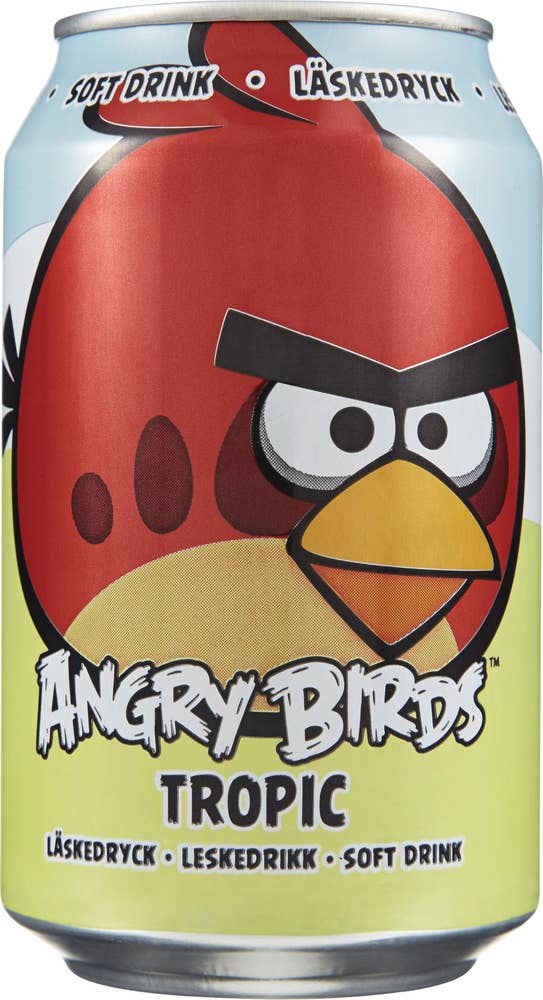 Angry Birds Tropic Läsk Angry Birds